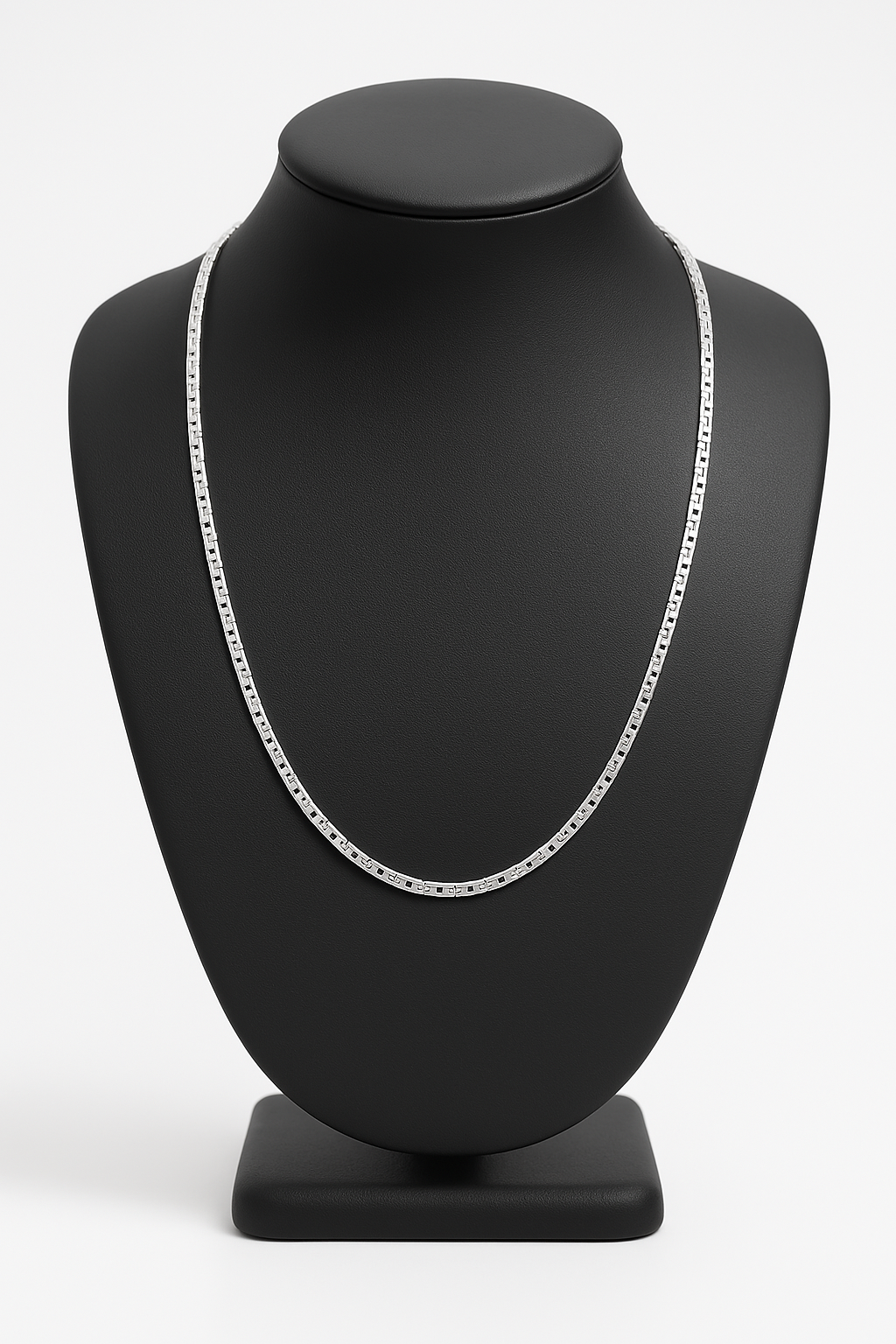 Set of Box Chains Silver