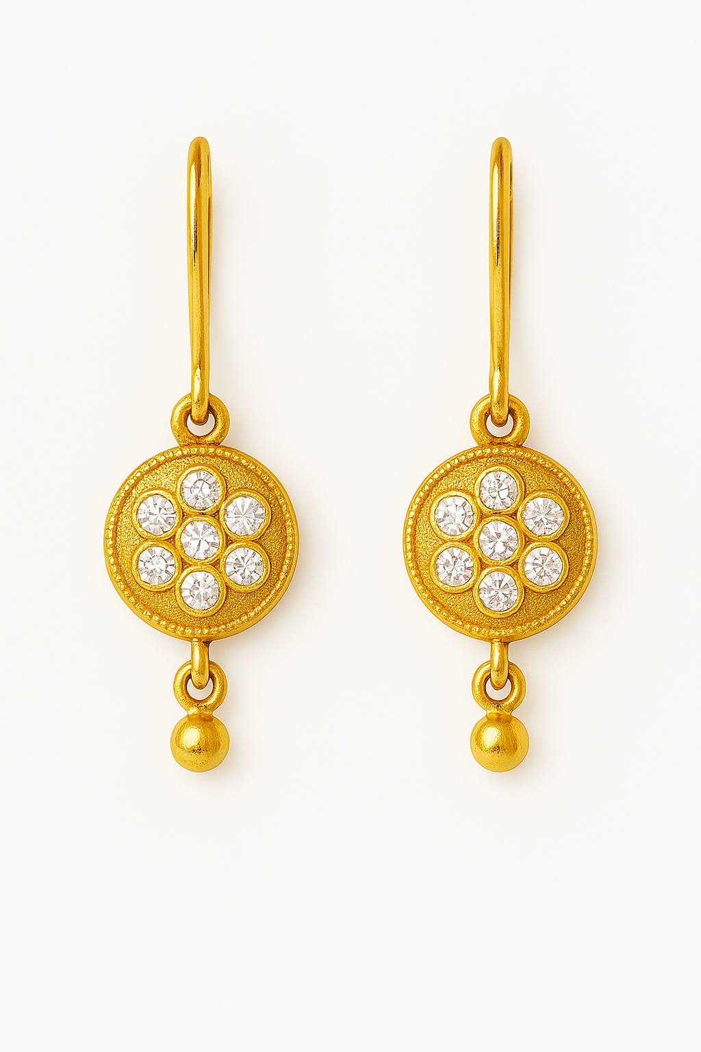 Gold-Plated Silver Earrings