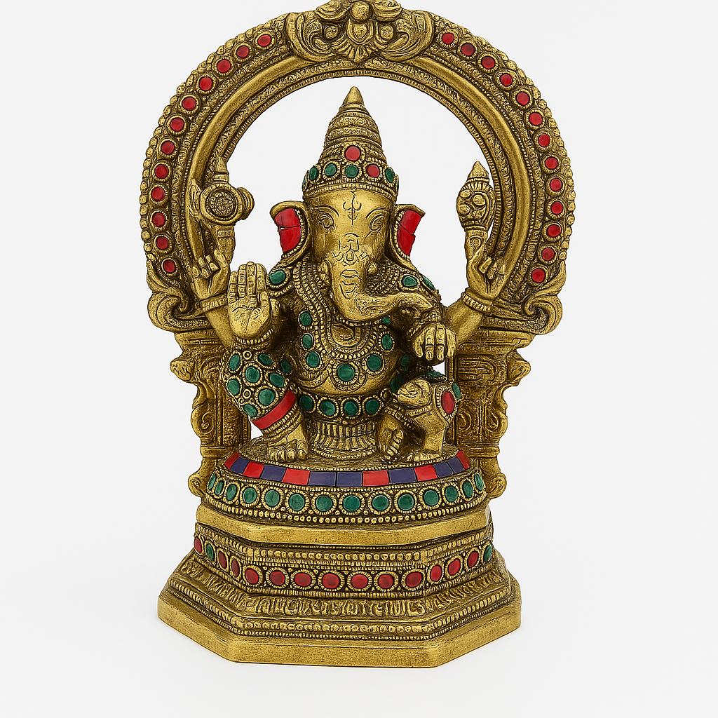 Lord Ganesha Singhhasan