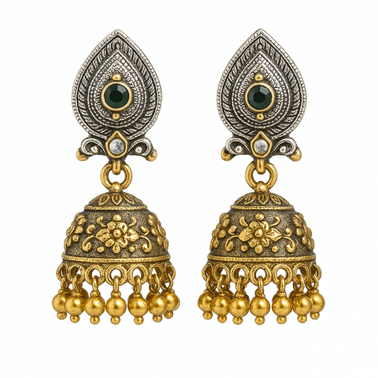 Meherbaan Lotus Jhumkas