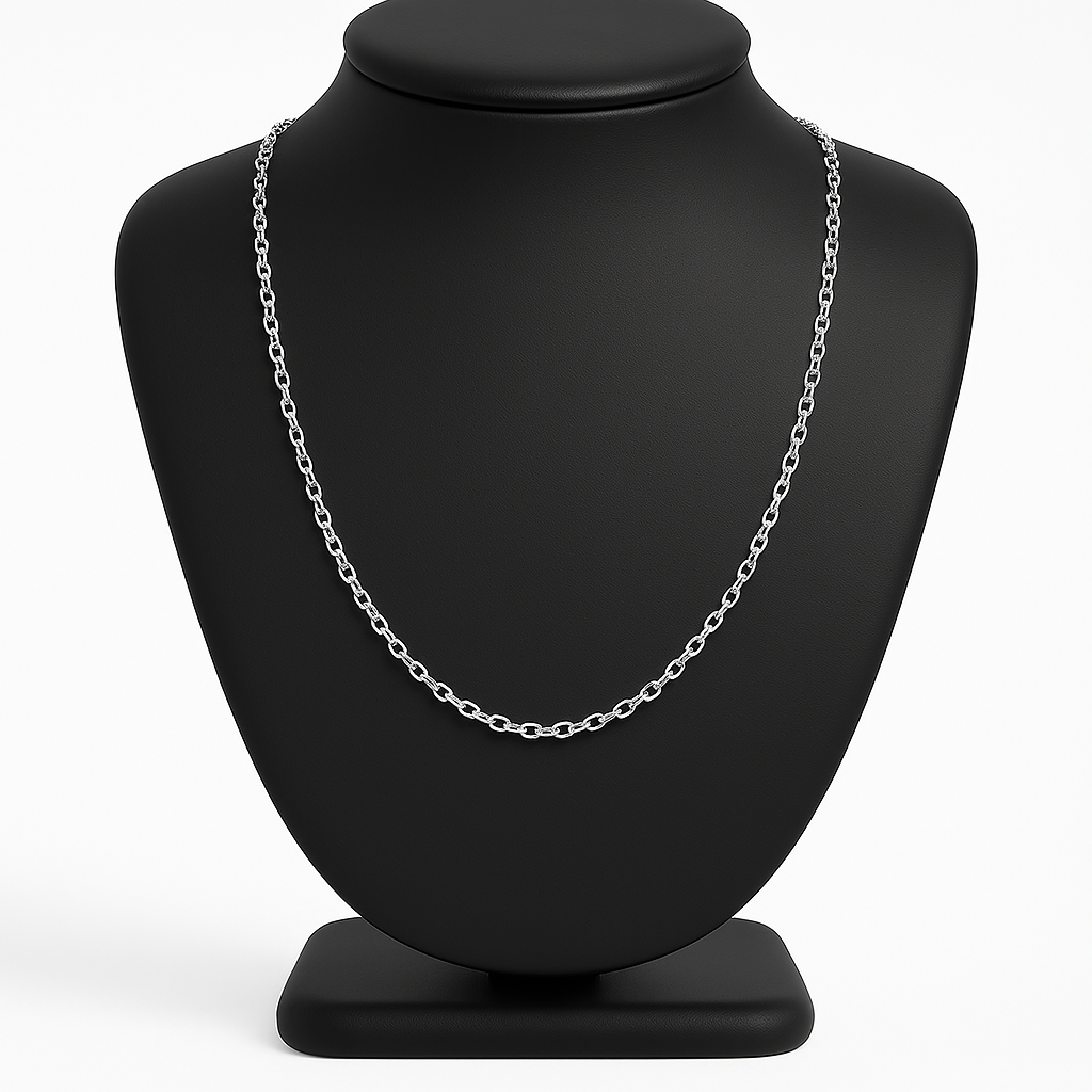 Set of Box Chains Silver