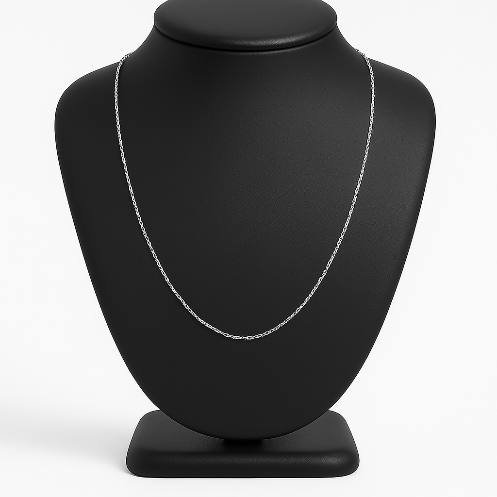 Set of Box Chains Silver