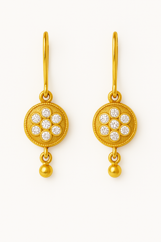 Gold-Plated Silver Earrings