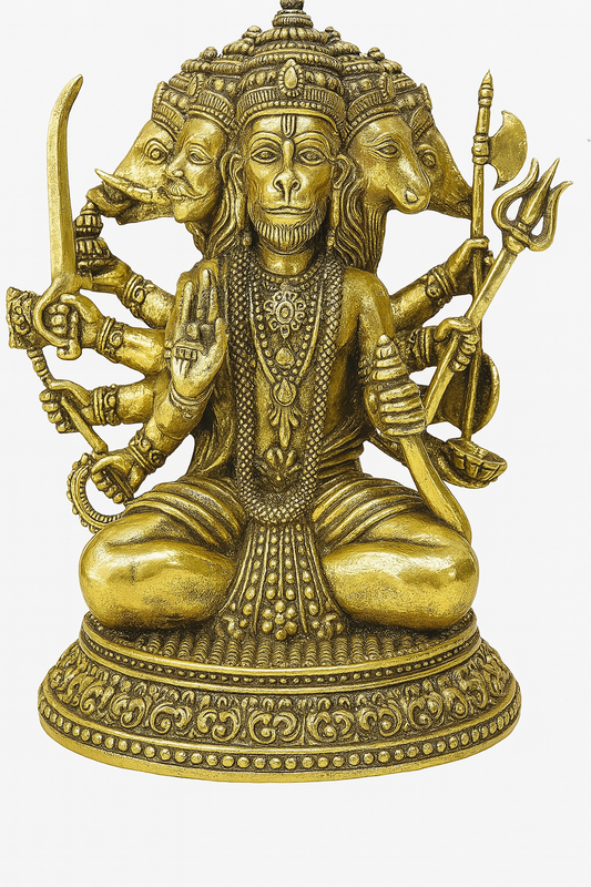 Brass Lord Dattatreya statue